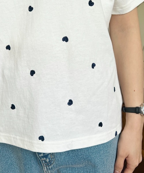 「moment+」 半袖Tシャツ M オートミール レディース