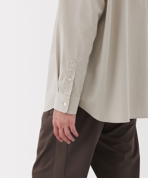 MUJI Labo シャツ 「MUJI Labo」紳士 ポプリンレギュラーカラーシャツ