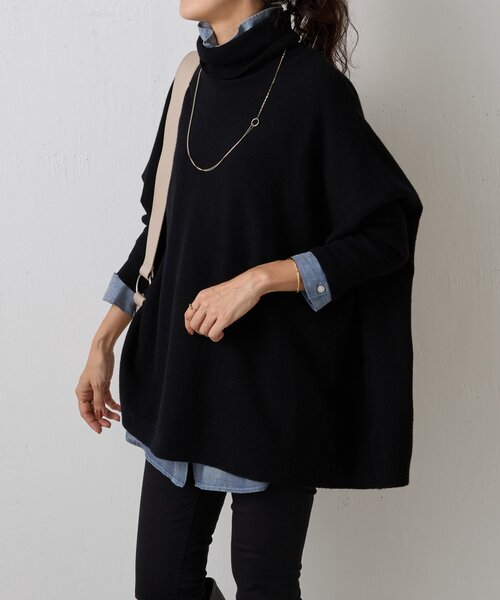 【美品】BEARDSLEY ドッキングチュニック ラミーニット&ストライプ 黒 美品】BEARDSLEY ドッキングチュニック ラミーニット&ストライプ