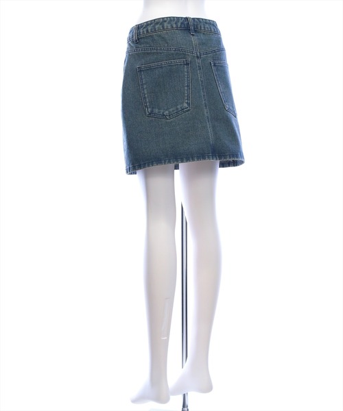 clear デニムスカート デニムミニスカート(セット可)「大人 カジュアル