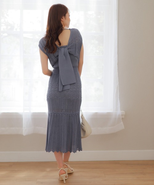 「LIPSERVICE」 ニットワンピース FREE アイボリー レディース_画像5