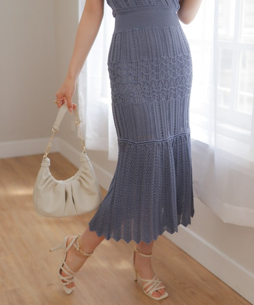 「LIPSERVICE」 ニットワンピース FREE アイボリー レディース_画像9