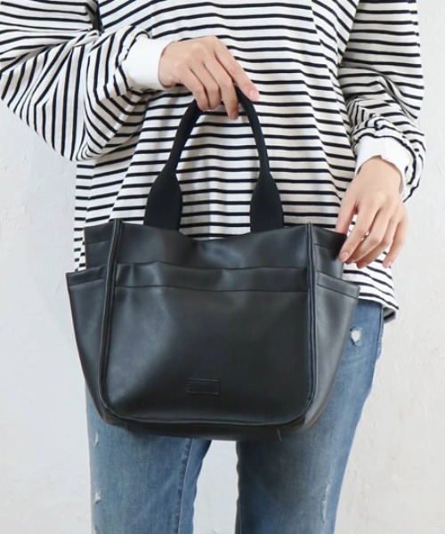 Per sist ence（パーシエンス） トートバッグ 軽量フェイクレザー
