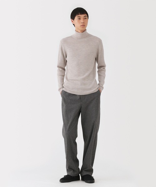 無印良品(MUJI) セーター ニット 紳士 洗えるウールリブ 無印良品(MUJI) セーター ニット 紳士 洗えるウールリブ