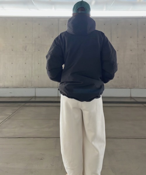 8 ダウンジャケット ダウン 撥水加工ポリピーチ中綿防風ジャケット