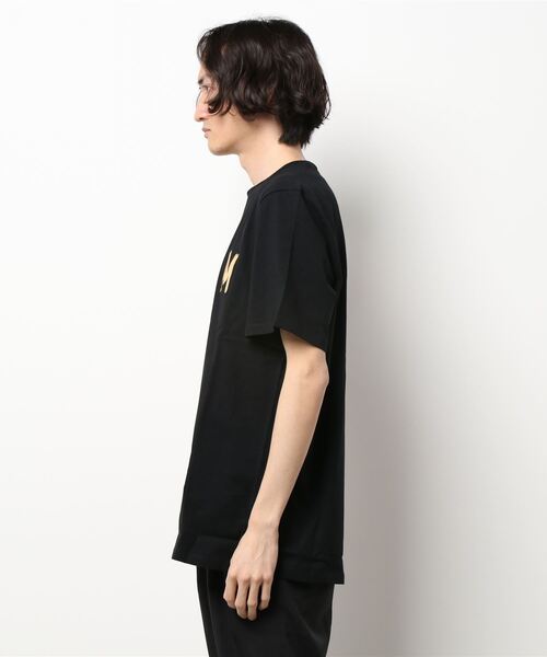 MSGM（エムエスジーエム） 半袖Tシャツ M ホワイト×シルバー メンズ 