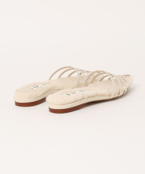 「HEWN」 フラットサンダル 37 アイボリー レディース_画像2