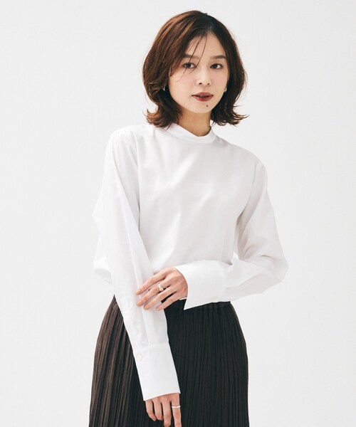 UNTITLED（アンタイトル） ブラウス シャツ 「重ね着レイヤード/スーツ