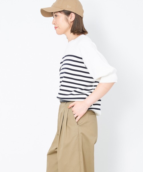 「MICA&DEAL」 半袖ニット FREE ブルー レディース_画像6