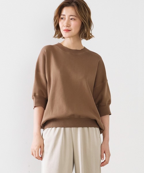「MICA&DEAL」 半袖ニット FREE ブルー レディース_画像10