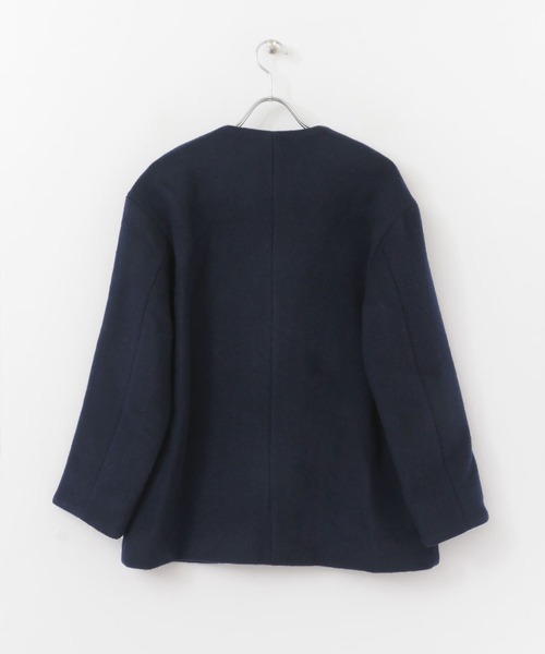 「URBAN RESEARCH」 ノーカラーコート FREE ライトピンク レディース_画像5