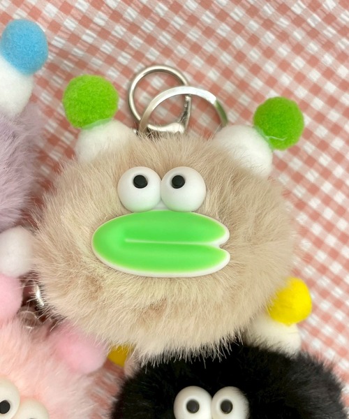 WEGO（ウィゴー） キーホルダー WEGO/ぽんぽんモンスターぬいぐるみ