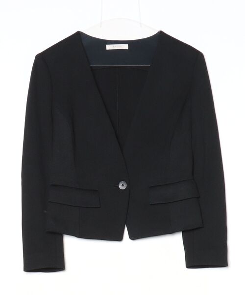 ◇エポカ EPOCA エポカザショップ 未使用品 ノーカラー コート