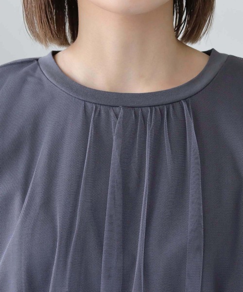 「vingtrois」 長袖カットソー M ベージュ レディース_画像2