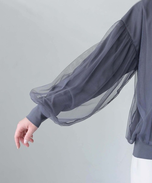 「vingtrois」 長袖カットソー M ベージュ レディース_画像4