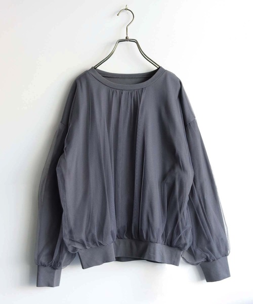 「vingtrois」 長袖カットソー M ベージュ レディース_画像9