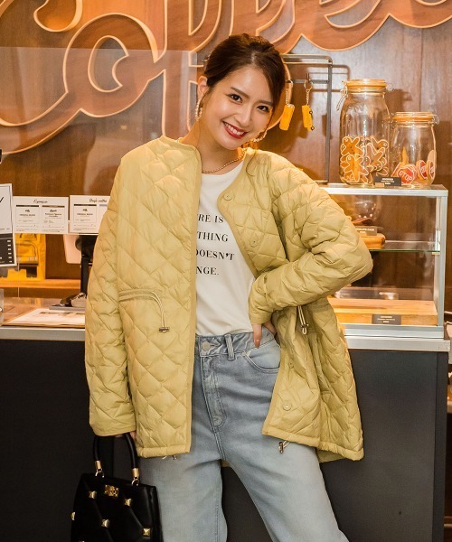 極々美品ビッキーダウン Yahoo!オークション - 「VICKY」 ダウンコート M カーキ レディース