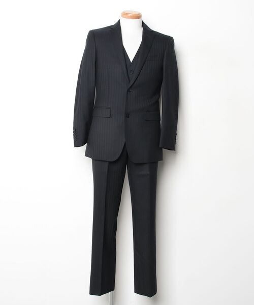 Burberry BlackLabel 3ピース　ブラック BURBERRY BLACK LABEL（バーバリーブラックレーベル） 3ピーススーツ