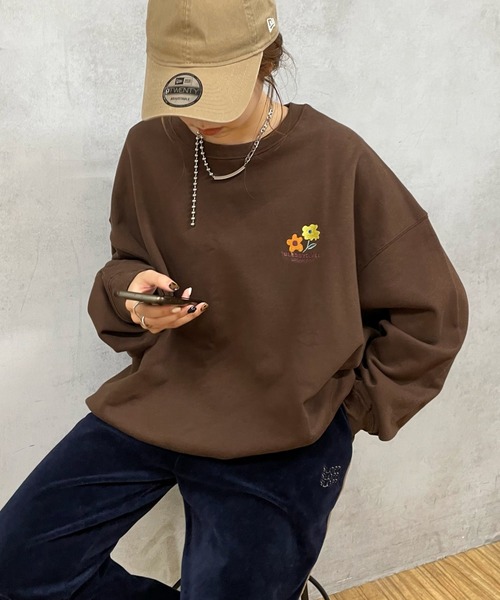 「WHO'S WHO gallery」 スウェットカットソー FREE アッシュグレー メンズ_画像9