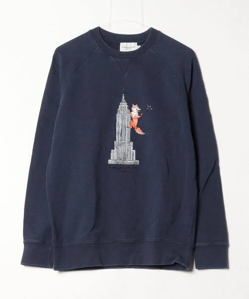 MAISON KITSUNE（メゾン キツネ） スウェットカットソー M ネイビー
