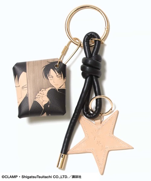 XXXHOLiC 侑子 グッズ バッグ キーホルダー レア CONVERSE TOKYO チャーム 「CLAMP」「xxxHOLiC」POUCH CHARM (全3種