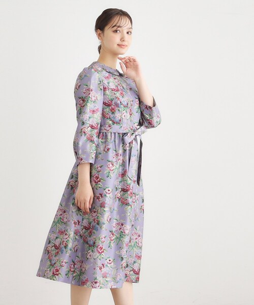 LAURA ASHLEY（ローラアシュレイ） ワンピース 「WEB限定／9分袖
