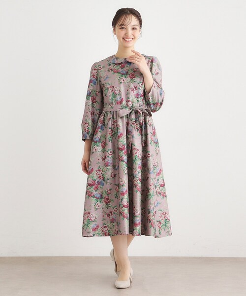LAURA ASHLEY（ローラアシュレイ） ワンピース 「WEB限定／9分袖