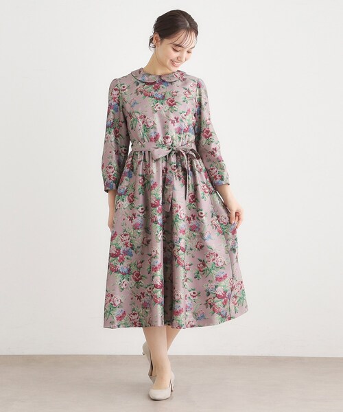 LAURA ASHLEY（ローラアシュレイ） ワンピース 「WEB限定／9分袖
