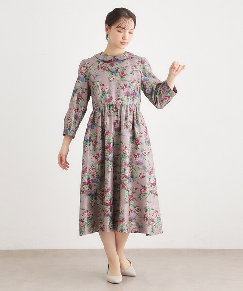 LAURA ASHLEY（ローラアシュレイ） ワンピース 「WEB限定／9分袖