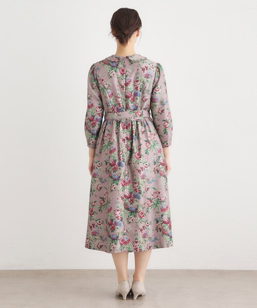 LAURA ASHLEY（ローラアシュレイ） ワンピース 「WEB限定／9分袖
