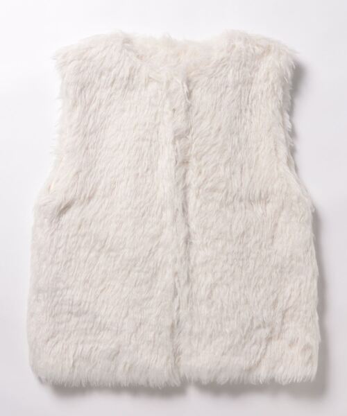 SNIDEL（スナイデル） ファーベスト FREE オフホワイト レディース