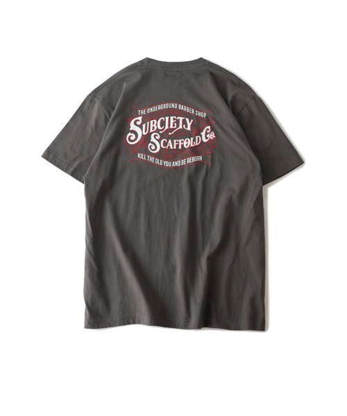 「Subciety」 半袖Tシャツ - ブルー メンズ_画像7