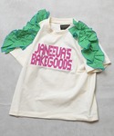 tシャツ チェックショルダーフリルTシャツ キ...の詳細画像2