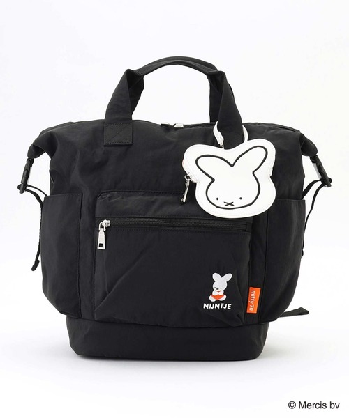 新品未使用FYDELITY スピーカー付きリュック　レトロ　ブラック Y'SACCS（イザック） デイバック リュック miffy 70 デザインリュック