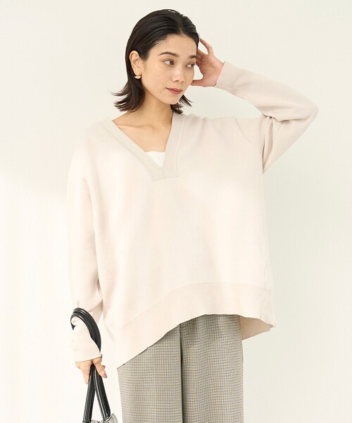 「UNFILO」 長袖ニット SMALL ピンク レディース_画像4