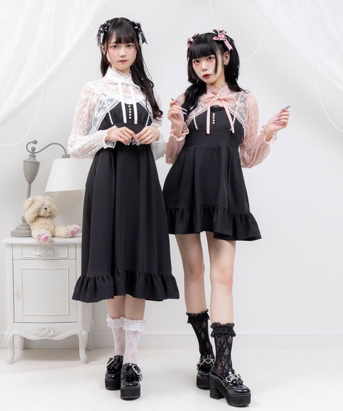 「DearMyLove」 ボレロ MEDIUM ブラック レディース_画像4