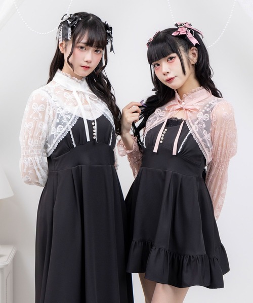 「DearMyLove」 ボレロ MEDIUM ブラック レディース_画像6