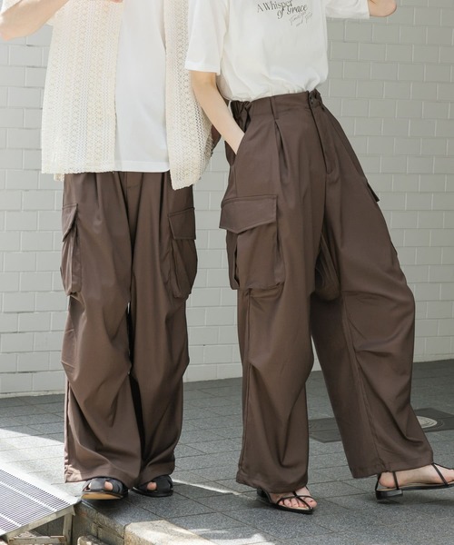 「SENSE OF PLACE by URBAN RESEARCH」 パンツ LARGE ブラック メンズ_画像4