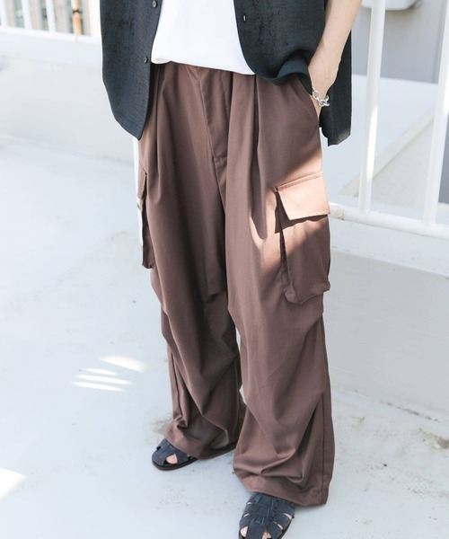 「SENSE OF PLACE by URBAN RESEARCH」 パンツ LARGE ブラック メンズ_画像7