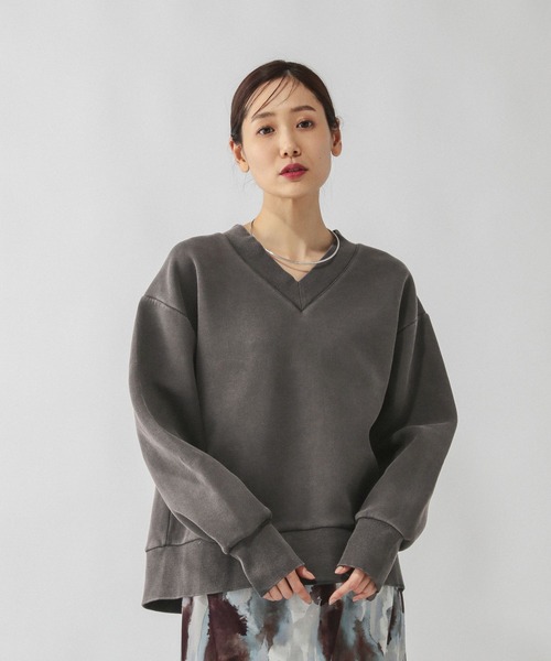 GLOBAL WORK（グローバルワーク） トレーナー スウェット 加工