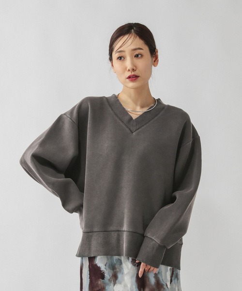GLOBAL WORK（グローバルワーク） トレーナー スウェット 加工