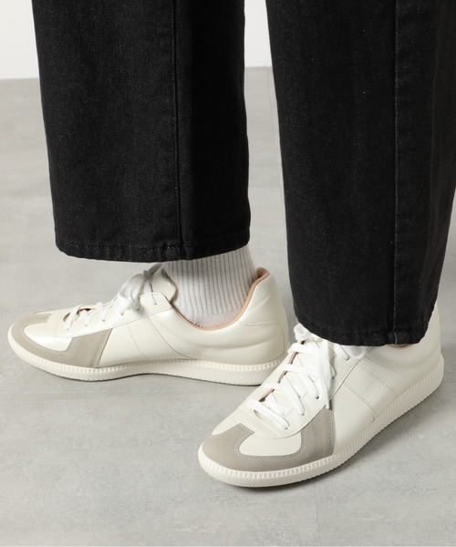 「GERMAN TRAINER」 ローカットスニーカー 25 ブラック メンズ_画像6