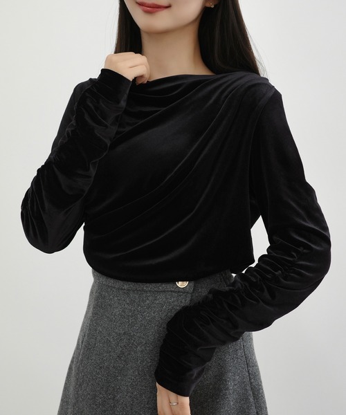 「CENEA」 長袖カットソー MEDIUM モカ レディース_画像4