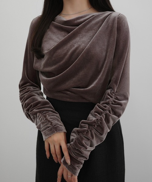 「CENEA」 長袖カットソー MEDIUM モカ レディース_画像9