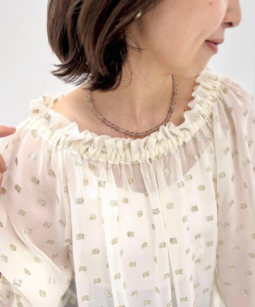 ネックレス 「grace grace/グラスグラス」ラウンド天然石ネックレス レディース_6