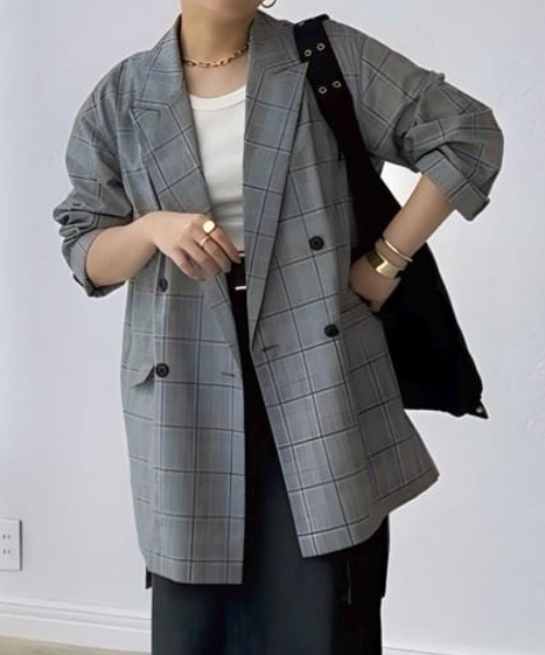 「RIVE DROITE」 テーラードジャケット FREE ネイビー レディース_画像2