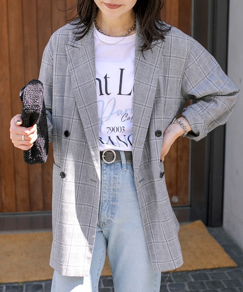 「RIVE DROITE」 テーラードジャケット FREE ネイビー レディース_画像3