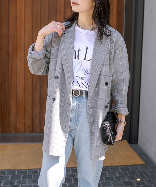 「RIVE DROITE」 テーラードジャケット FREE ネイビー レディース_画像5