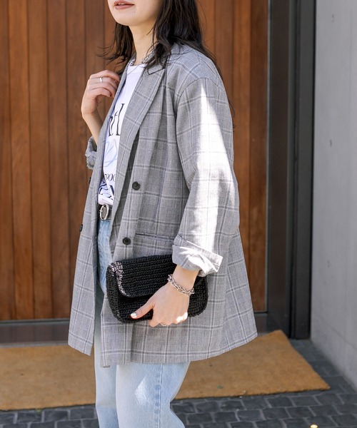 「RIVE DROITE」 テーラードジャケット FREE ネイビー レディース_画像6