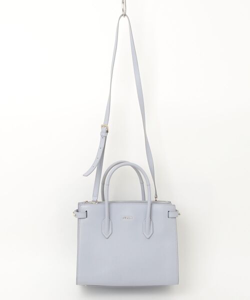 「FURLA」 ハンドバッグ - ブルー レディース